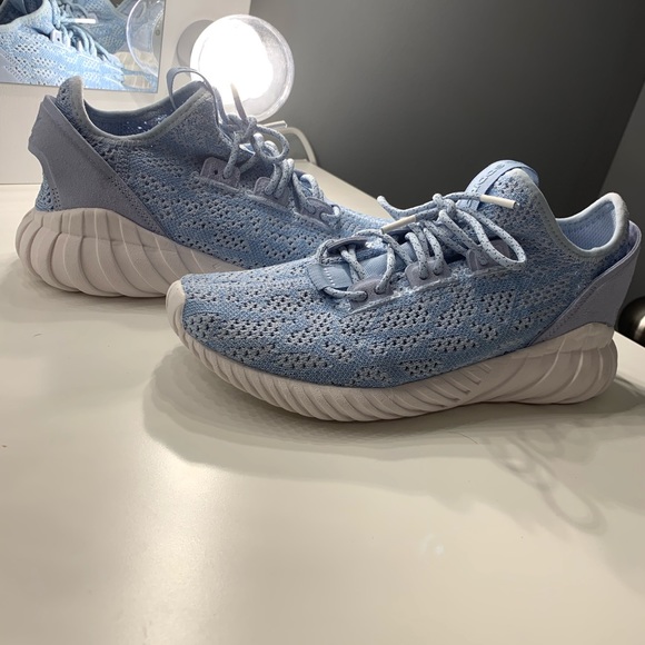 adidas tubular light blue